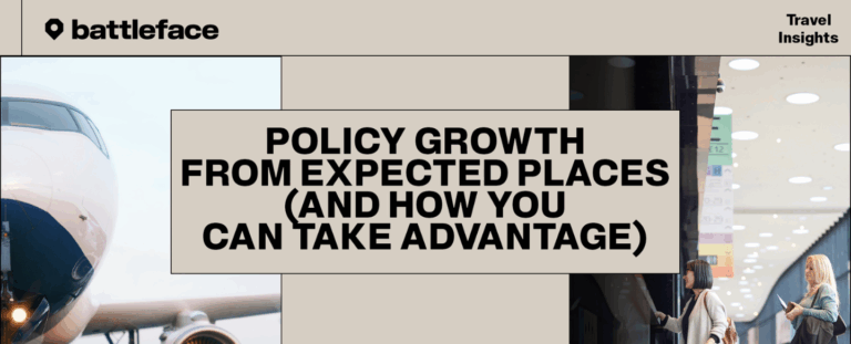 Travel insurance growth from unexpected places.